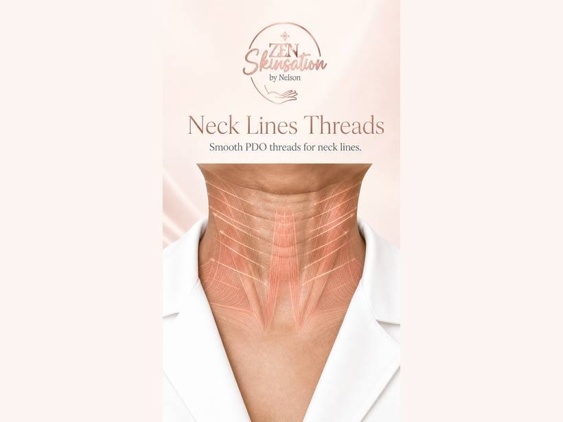Neck lines thread mapping at Zenskinsation